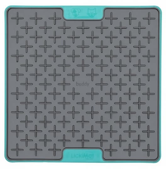 LickiMat Buddy Deluxe/Tuff Krzyżyk twardy turkusowy