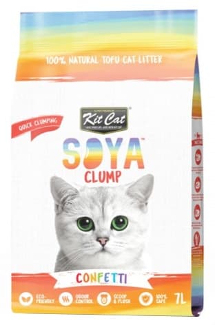 Kit Cat Żwirek ECO SoyaClump Confetti 7L / 2,5kg