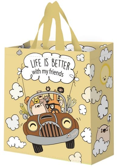 Torba Wesoły Samochodzik 14L kremowy