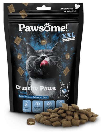 Pawsome Crunchy Paws Łosoś 150g