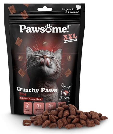 Pawsome Crunchy Paws Wołowina 150g